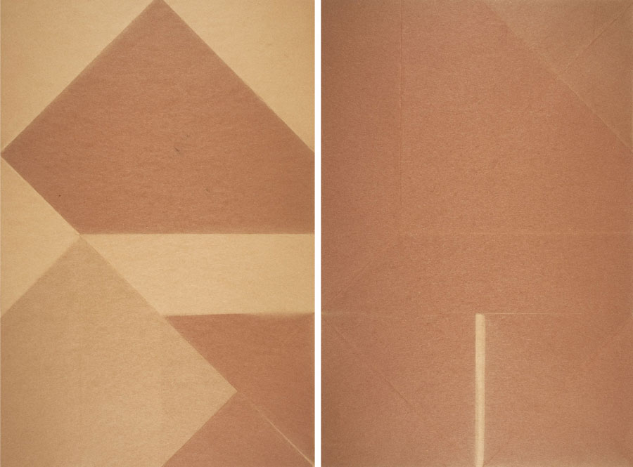 Einat Imber - Folded Sunprint